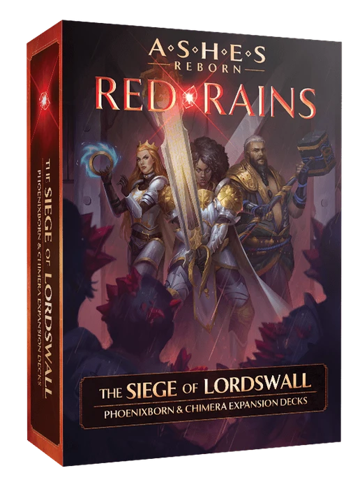 Cover image of Ashes Reborn: Red Rains – The Siege of Lordswall board game