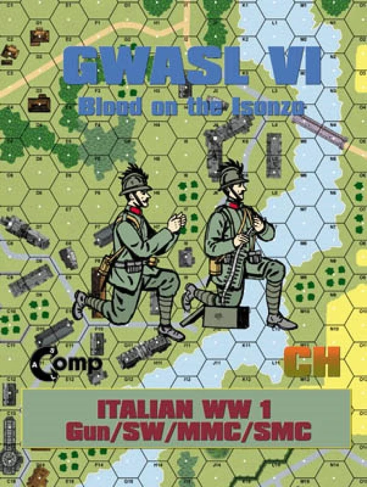 Cover image of ASL Comp: GWASL VI – Blood on the Isonzo: Italian WW1 board game
