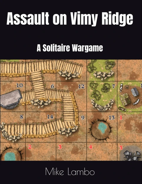 Cover image of Assault on Vimy Ridge: A Solitaire Wargame board game
