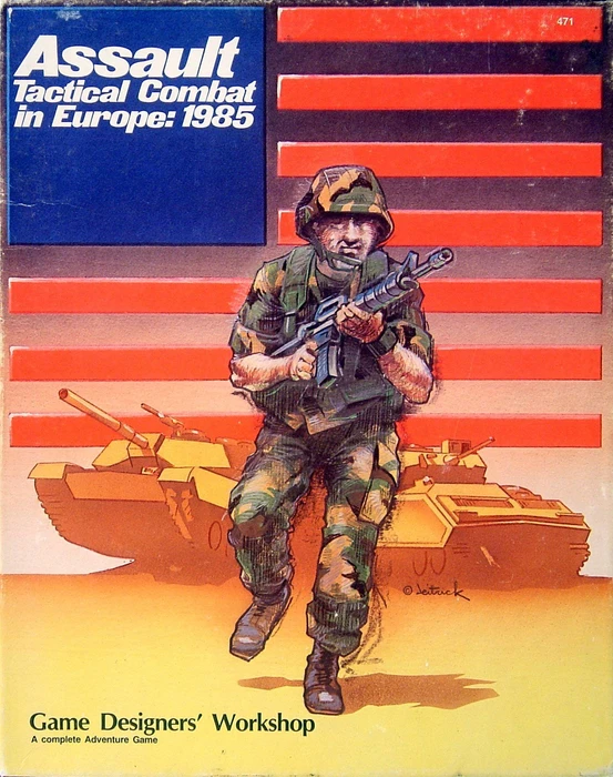 Cover image of Assault: Tactical Combat in Europe – 1985 board game