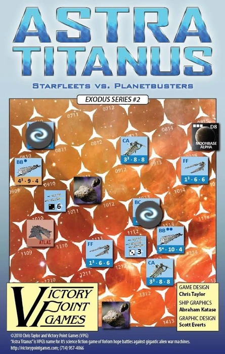 Cover image of Astra Titanus: Starfleets vs. Planetbusters! board game