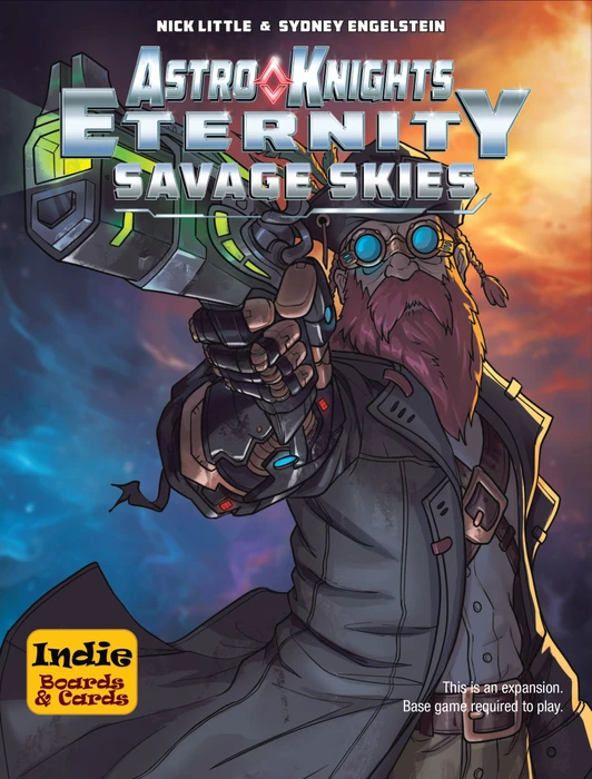 Cover image of Astro Knights: Eternity – Savage Skies board game