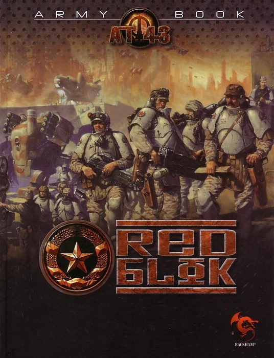 Cover image of AT-43 Army Book: Red Blok board game