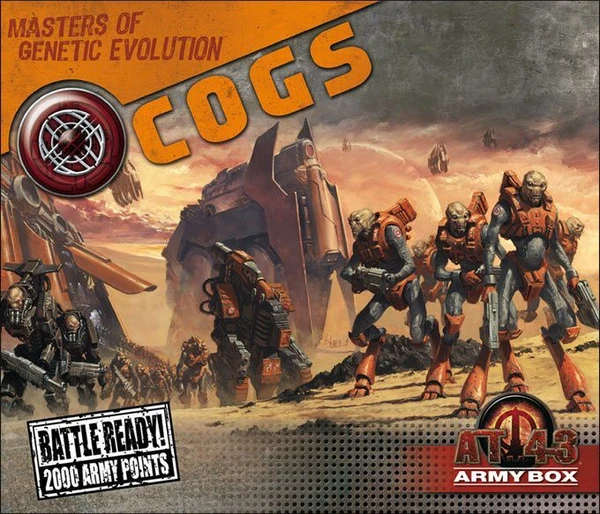 Cover image of AT-43 Army Box: Cogs board game