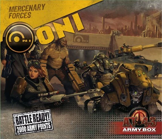 Cover image of AT-43 Army Box: Oni board game
