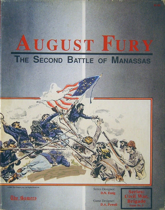 Cover image of August Fury: The Second Battle of Manassas board game