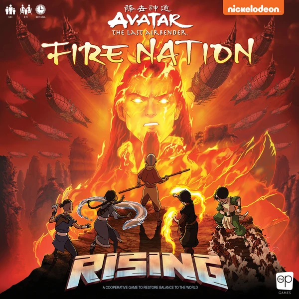 Cover image of Avatar: The Last Airbender – Fire Nation Rising board game