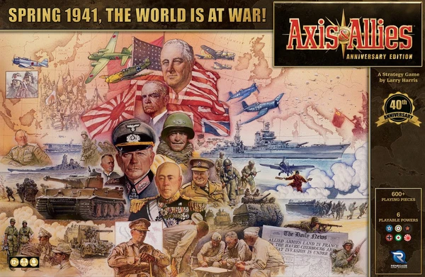 Cover image of Axis & Allies Anniversary Edition board game