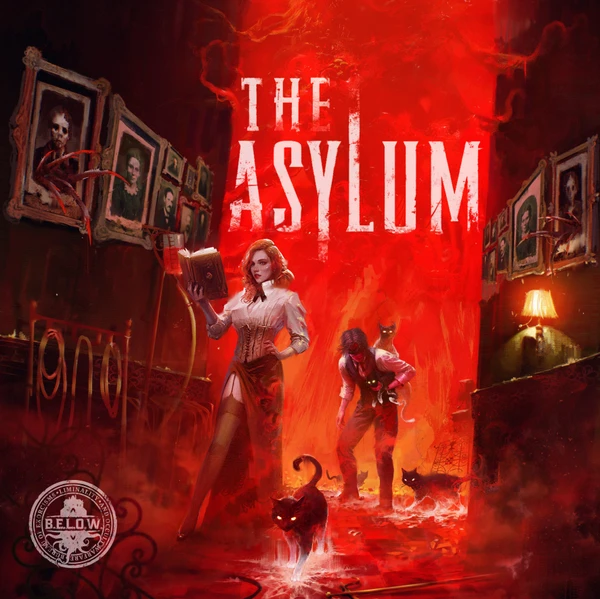 Cover image of B.E.L.O.W.: The Asylum board game