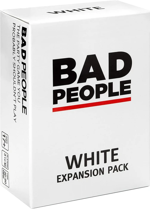 Cover image of Bad People: White Expansion Pack board game