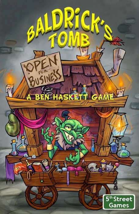 Cover image of Baldrick's Tomb: Open for Business board game