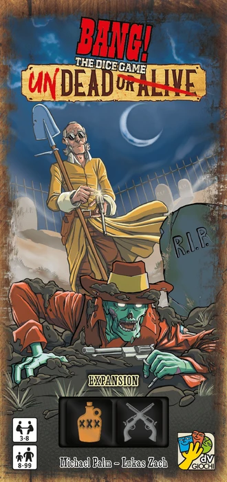 Cover image of BANG! The Dice Game: Undead or Alive board game