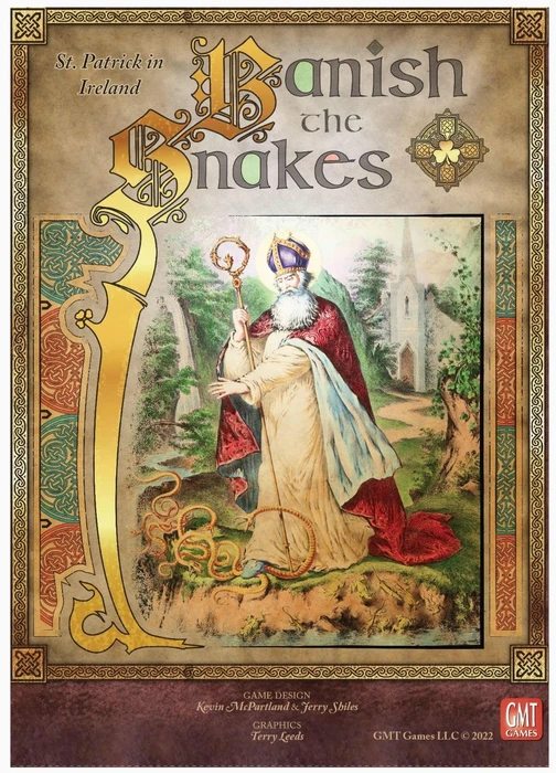 Cover image of Banish the Snakes: A Game of St. Patrick in Ireland board game
