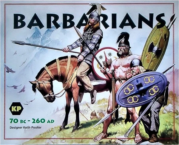 Cover image of Barbarians: 70 BC - 260 AD board game