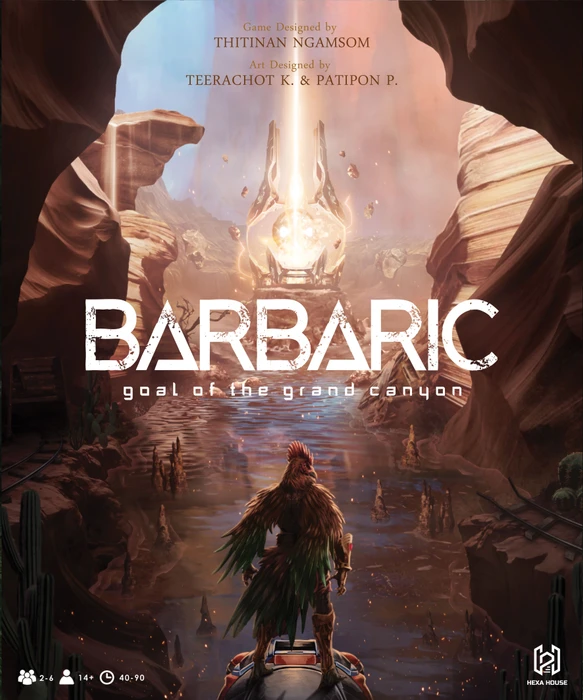 Cover image of Barbaric: Heart of the Grand Canyon board game