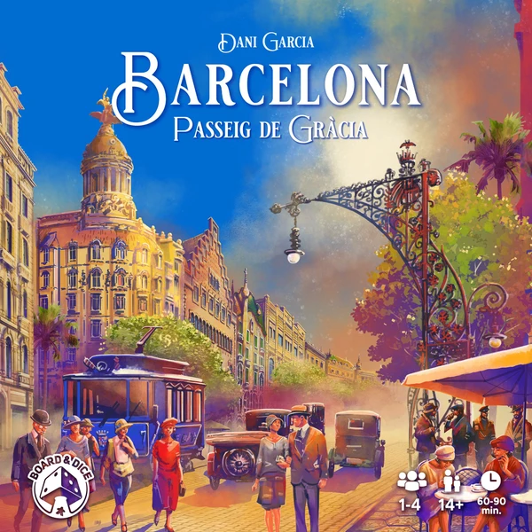 Cover image of Barcelona: Passeig de Gràcia board game