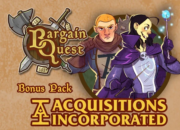 Cover image of Bargain Quest: Acquisitions Incorporated board game