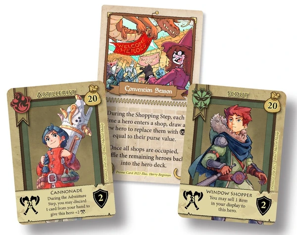 Cover image of Bargain Quest: Brick & Mortar Promo Pack board game