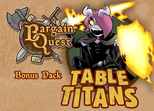 Cover image of Bargain Quest: Table Titans board game
