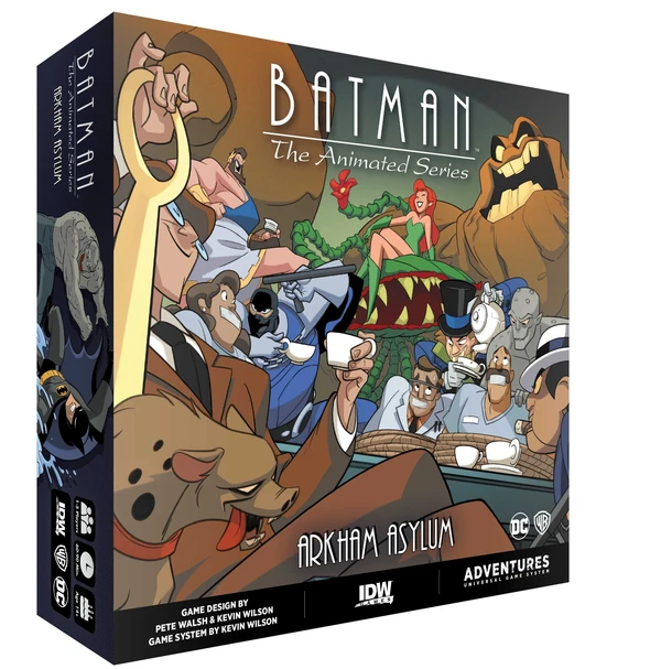 Cover image of Batman: The Animated Series Adventures – Arkham Asylum Expansion board game