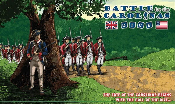 Cover image of Battle for the Carolinas Dice board game
