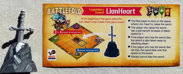 Cover image of Battlefold: Lion Heart Legendary Sword board game
