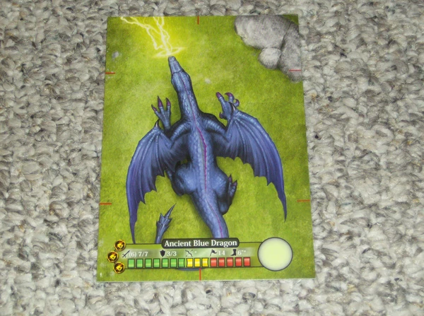 Cover image of Battleground Fantasy Warfare: Monsters & Mercenaries – Ancient Blue Dragon board game