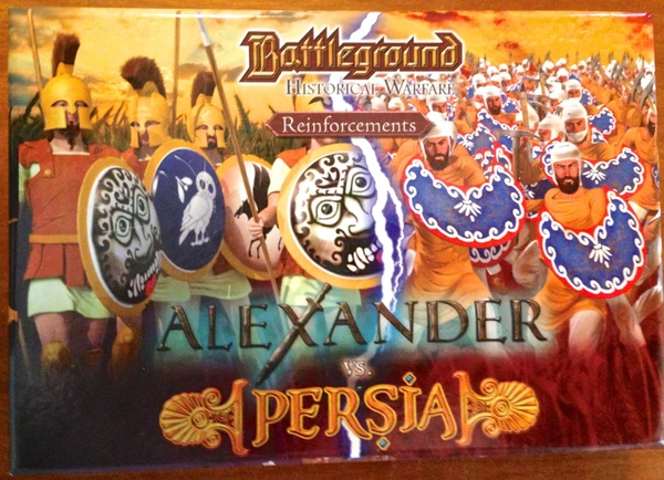 Cover image of Battleground Historical Warfare: Alexander vs. Persia Reinforcements board game
