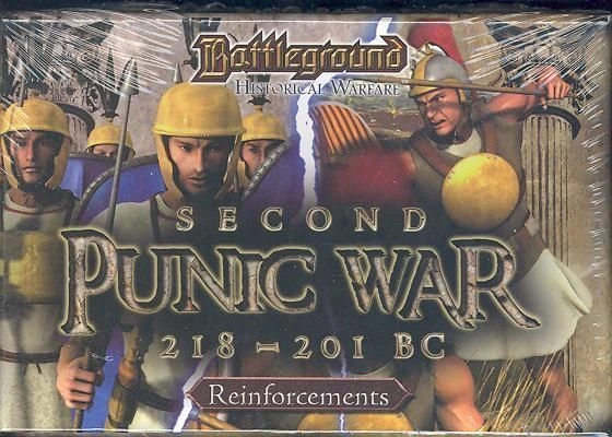 Cover image of Battleground Historical Warfare: Second Punic War 218-201 BC Reinforcements board game