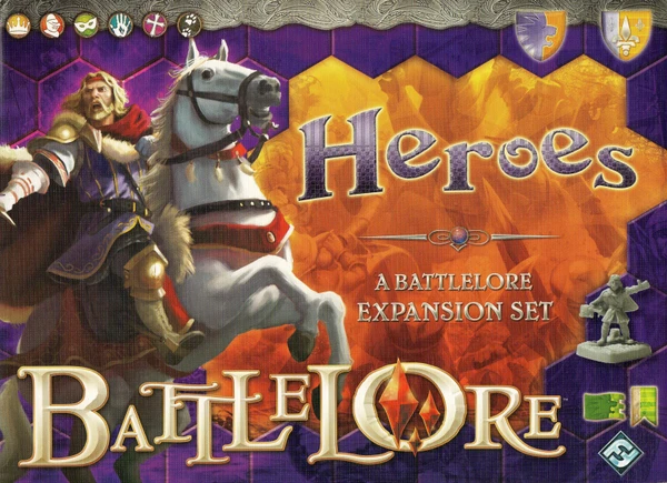 Cover image of BattleLore: Heroes Expansion board game
