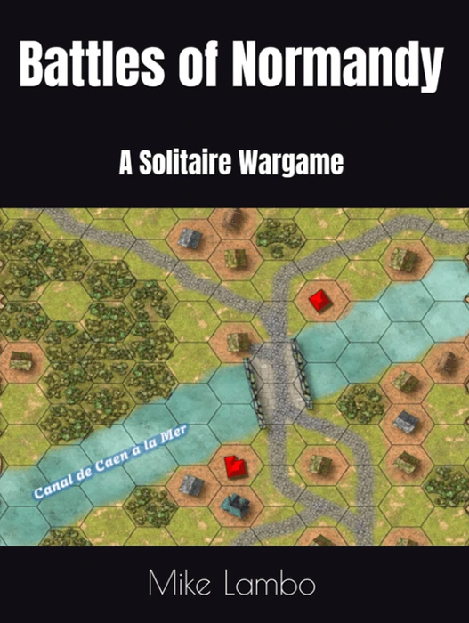 Cover image of Battles of Normandy: A Solitaire Wargame board game