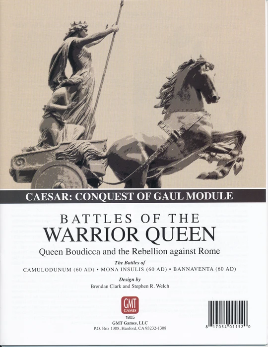 Cover image of Battles of the Warrior Queen board game