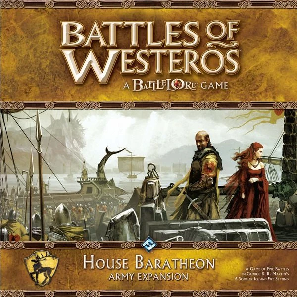 Cover image of Battles of Westeros: House Baratheon Army Expansion board game