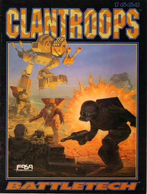 Cover image of BattleTech: ClanTroops board game