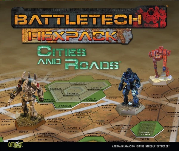 Cover image of BattleTech: HexPack – Cities and Roads board game