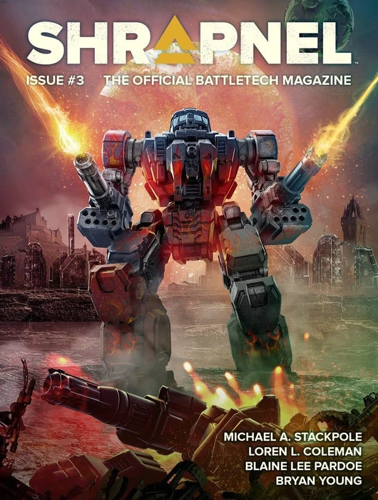 Cover image of BattleTech: Shrapnel Magazine – Issue 3 board game