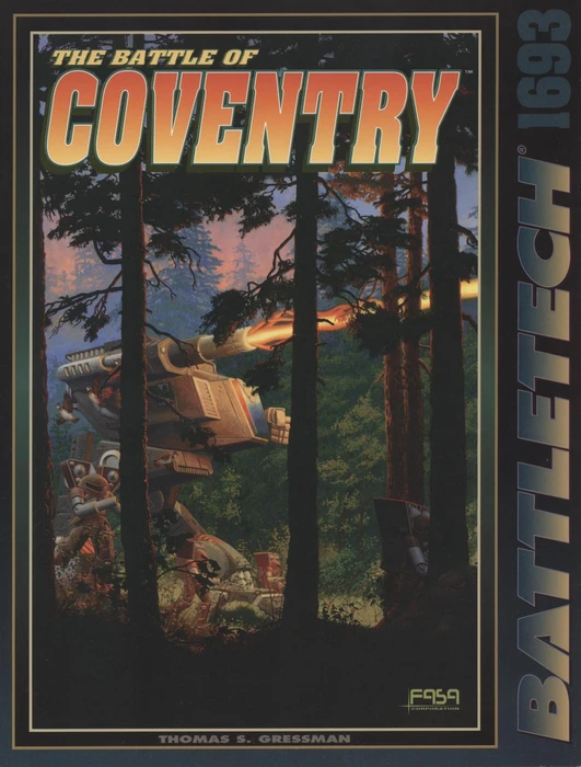 Cover image of BattleTech: The Battle of Coventry board game