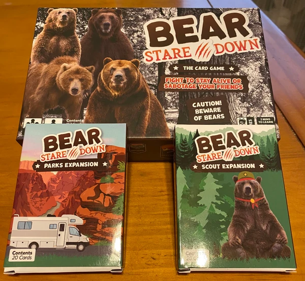 Cover image of Bear Stare Down: The Card Game board game