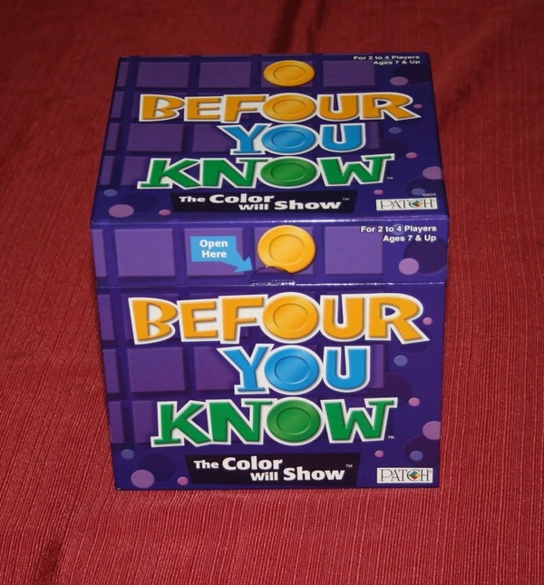 Cover image of Befour You Know (The Color will Show) board game