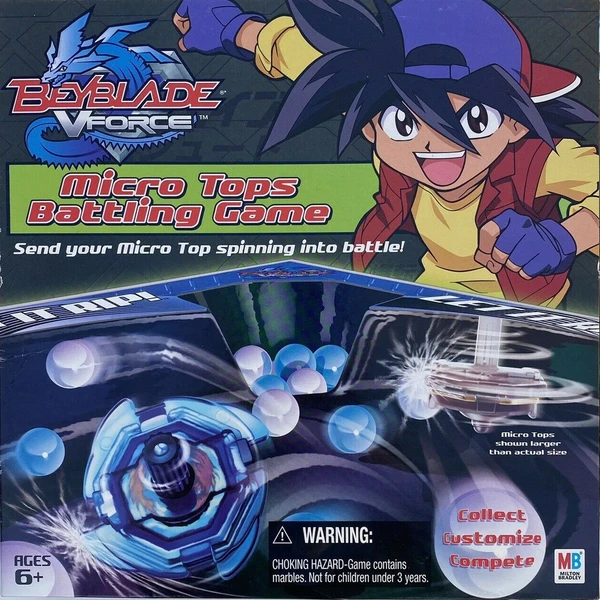 Cover image of Beyblade V-Force: Micro Tops Battling Game board game