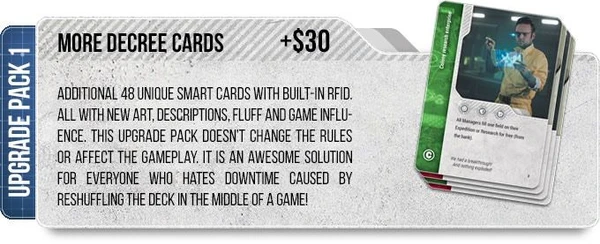 Cover image of Beyond Humanity: Colonies – Upgrade pack 1 board game