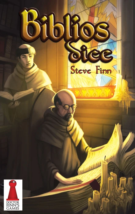 Cover image of Biblios Dice board game