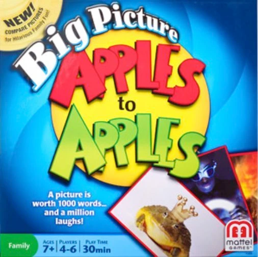 Cover image of Big Picture Apples to Apples board game