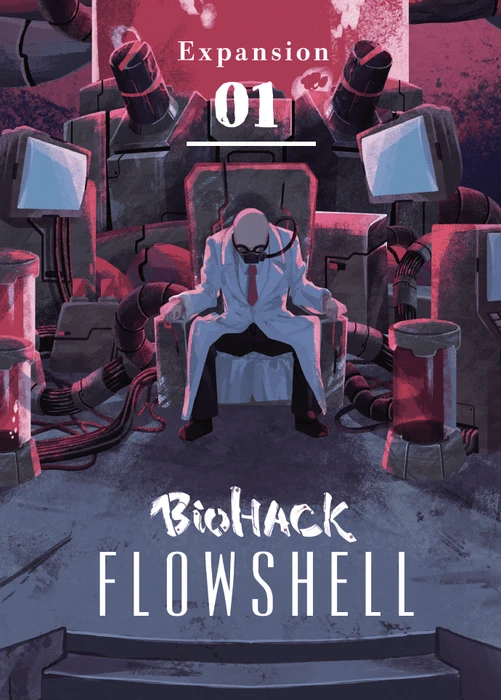Cover image of Biohack: Flowshell Expansion board game