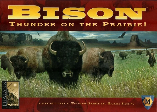 Cover image of Bison: Thunder on the Prairie board game