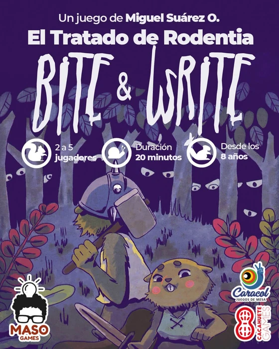 Cover image of Bite and Write: The Treaty of Rodentia board game