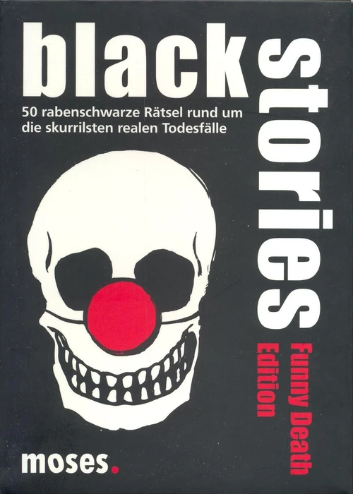 Cover image of Black Stories: Funny Death Edition board game