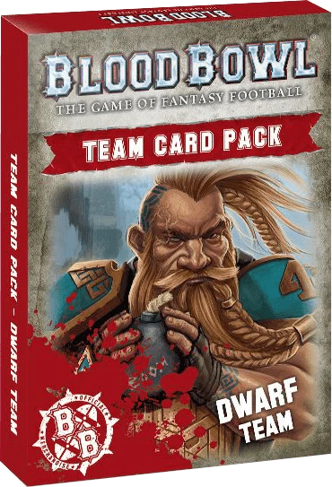 Cover image of Blood Bowl (2016 Edition): Dwarf Team Card Pack board game