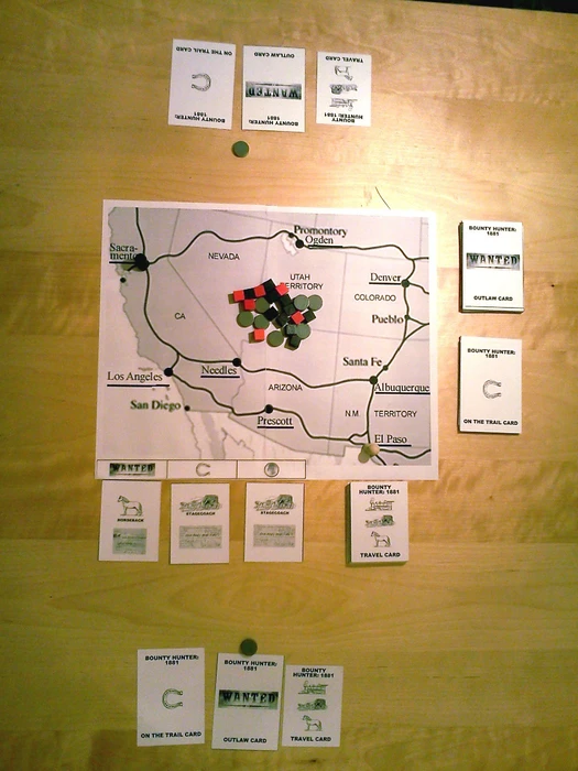 Cover image of Bounty Hunter: 1881 board game