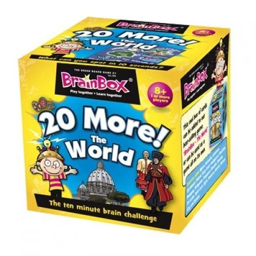 Cover image of BrainBox: World – 20 More board game